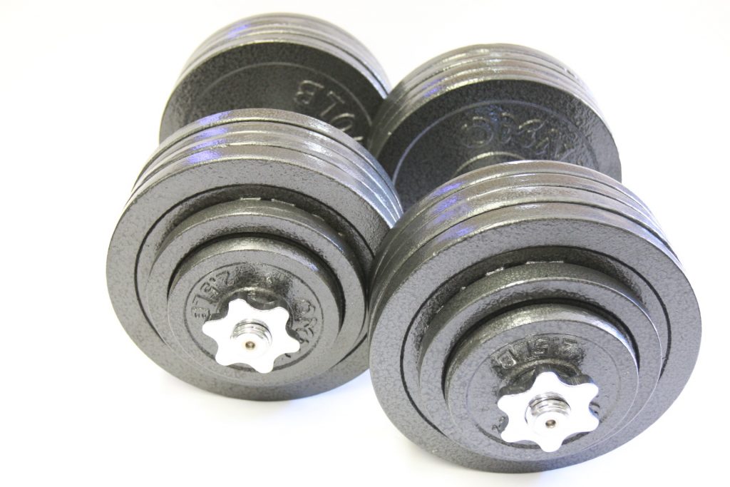 Omnie 200LBS Adjustable Dumbbells With Gloss Finish And Secure Fit