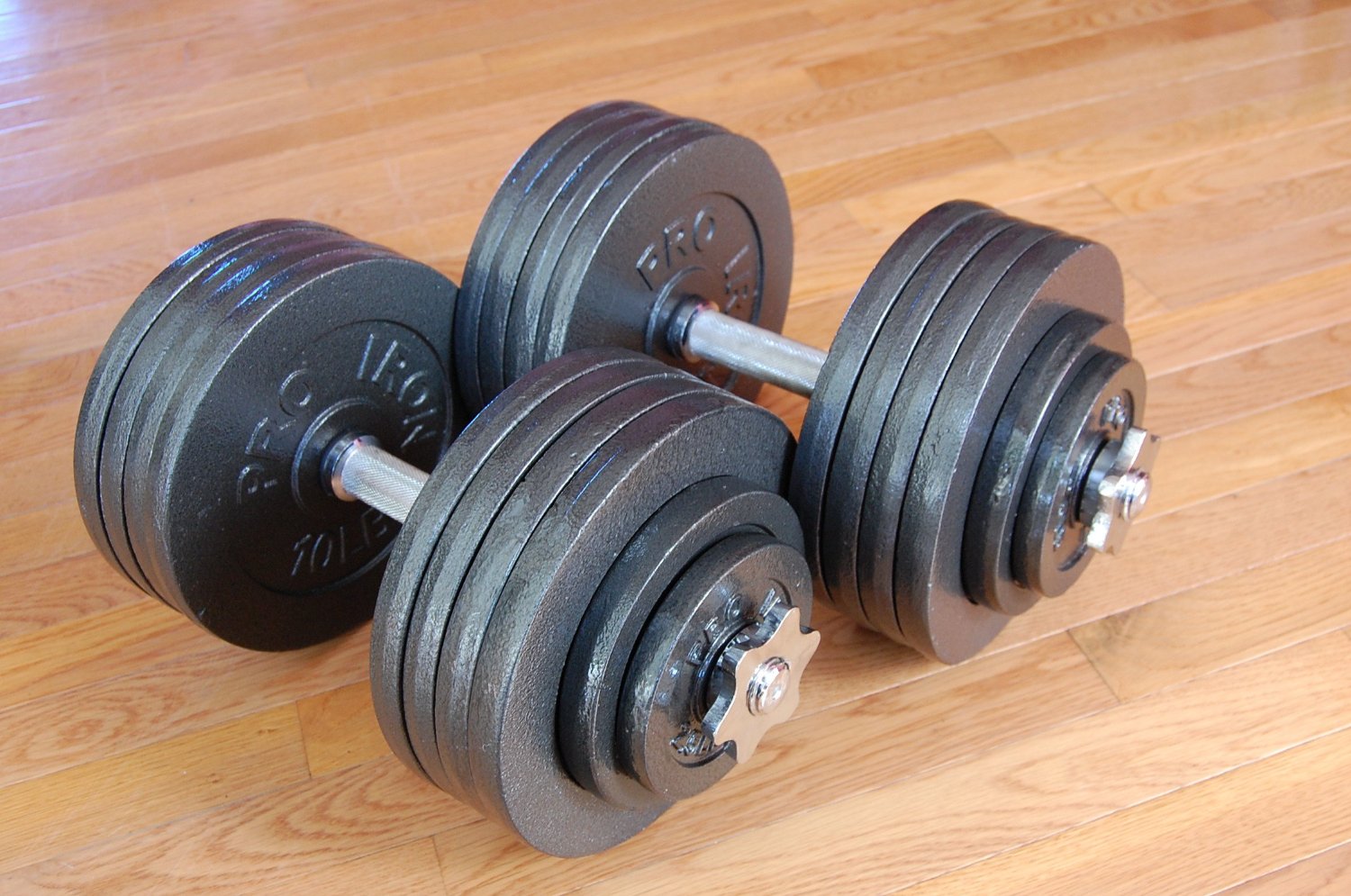 Omnie 200lbs Adjustable Dumbbells With Gloss Finish And Secure Fit 